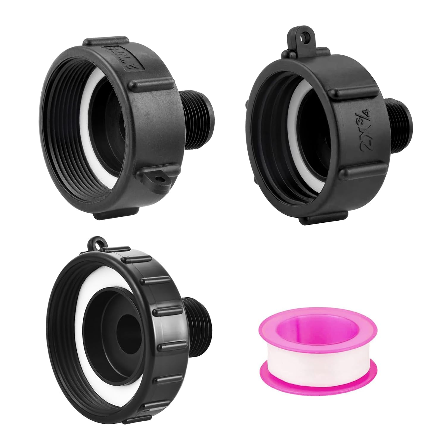 Feriany 275 330 IBC Tote Adapter Tubo Acqua Adattatore Tubo da Giardino Connettore Spina di Scarico - Filettatura Grossa X Tubo da Giardino