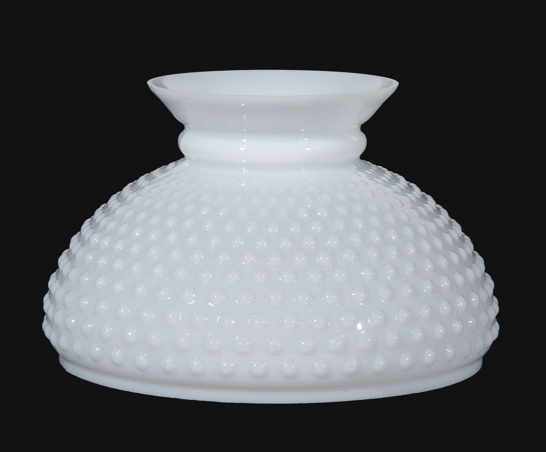 B&P Lamp® Paralume bianco con involucro da 25,4 cm, con parte superiore in tinta unita