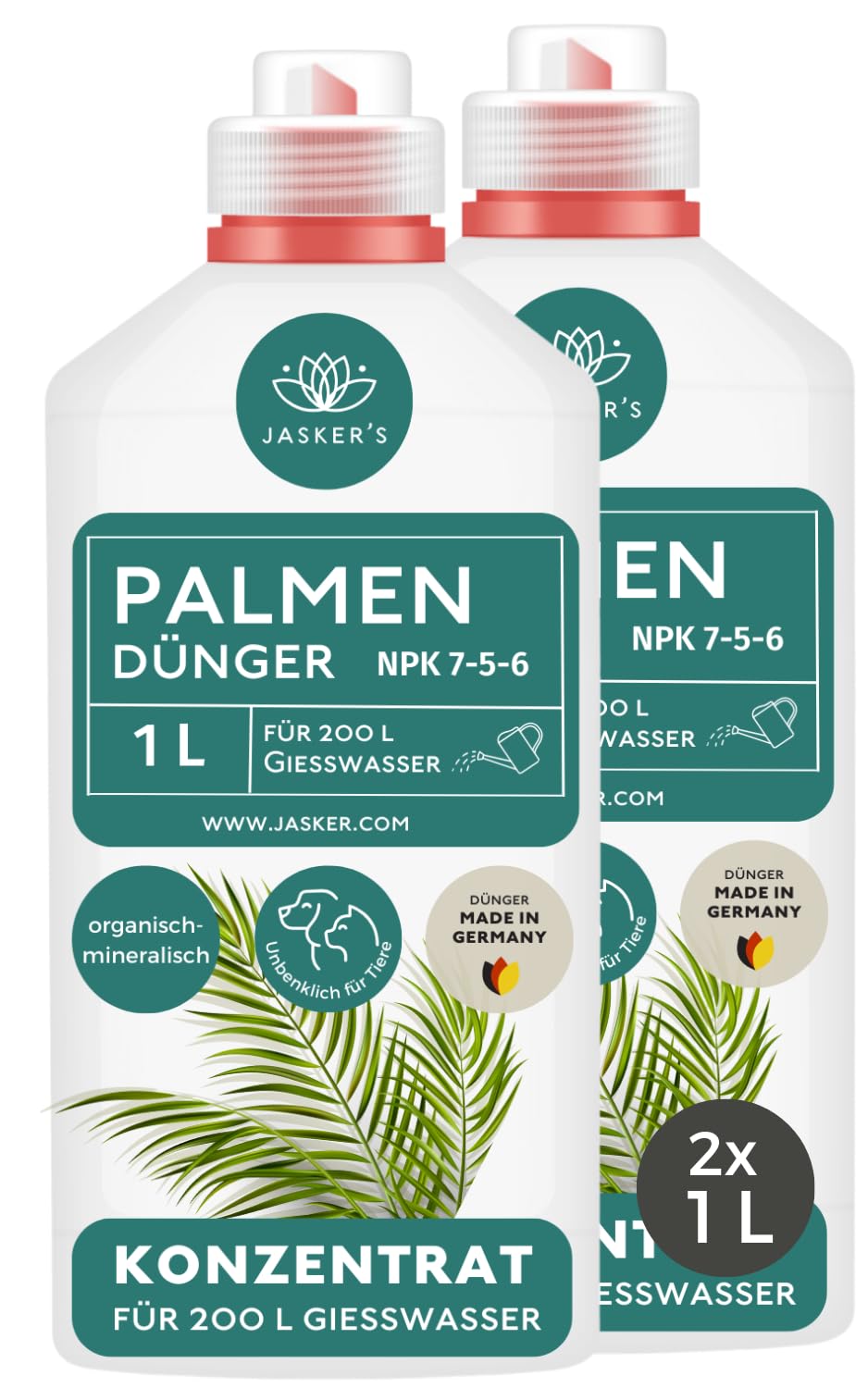 Palmendnger flssig 2 L - 100% Schnelldnger - Flssigdnger fr Palmen &  Hanfpalmen im Freiland & Haus - Spezialdnger - Dnger fr Palmen -  Grnpflanzen und Palmendnger : Amazon.de: Garten
