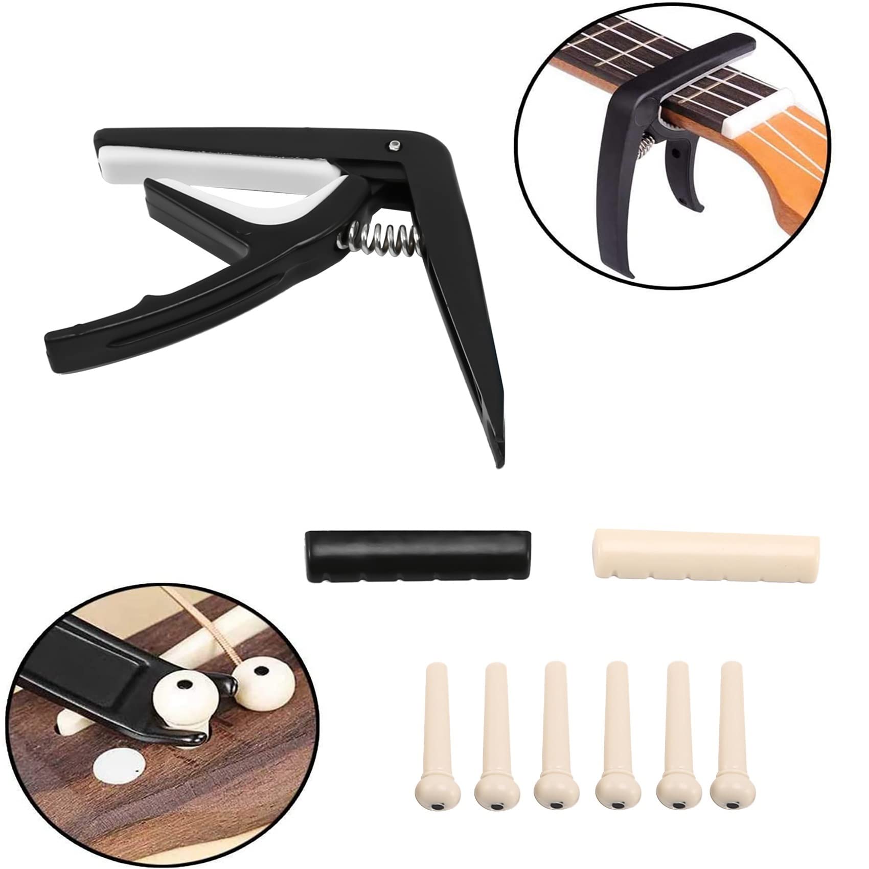 strumenti per la riparazione della chitarra Kit Di Accessori Per Chitarra Strumento Di Cambio Per Chitarra Acustica Per Chitarristi E Chitarristi Principianti