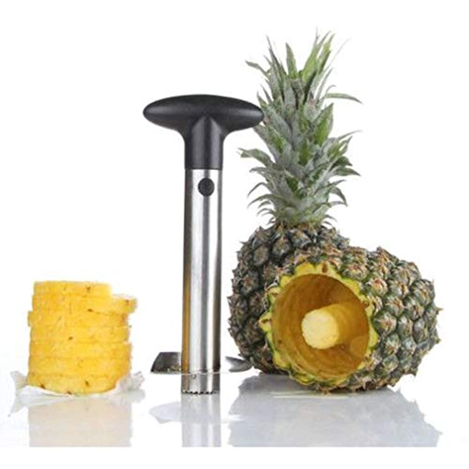 Easy Fruit Stainless Steel Pineapple Corer/Slicer/Peeler/Cutter