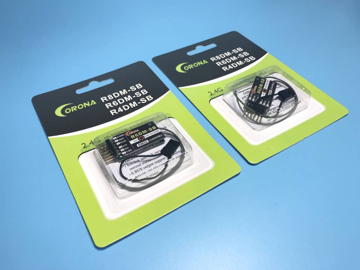 Amazon | Corona R6DM-SB S.BUS対応 2.4GHz DMSS 6ch 受信機 2個セット