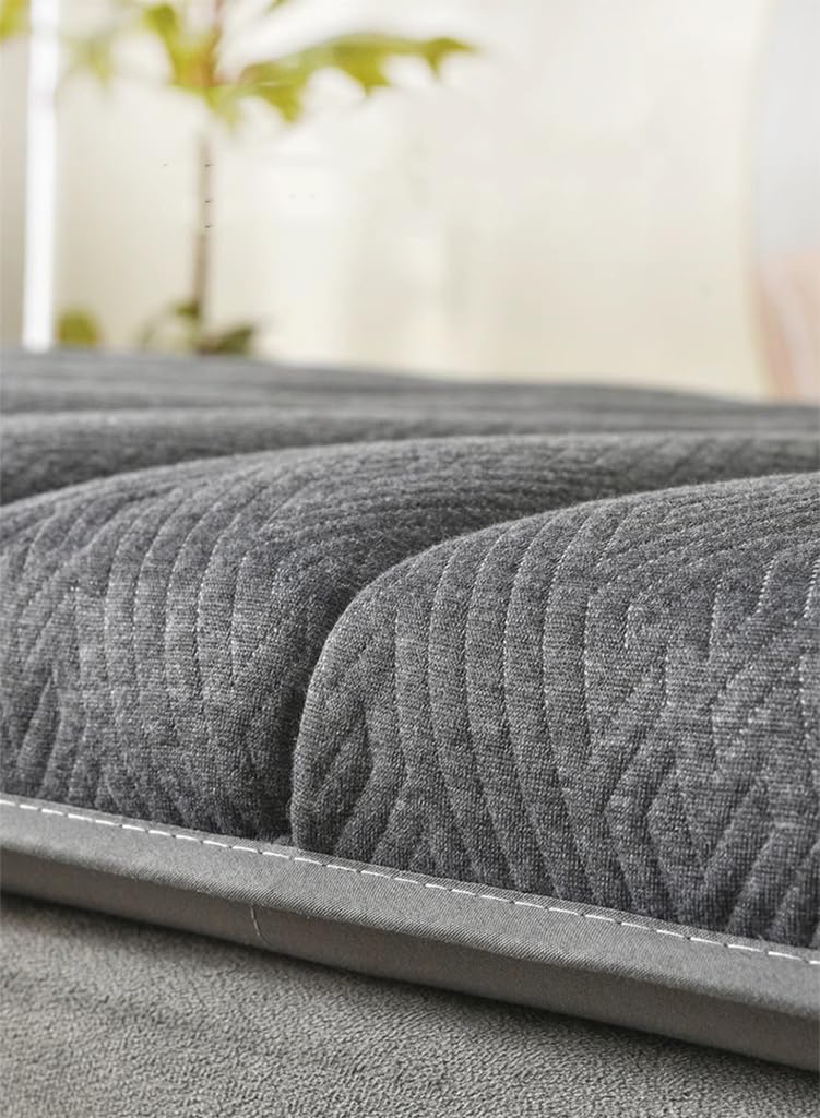 Surmatelas Gris En Mousse À Mémoire de Forme de 6 Cm Pour Lit de Massage, Surmatelas Haute Densité Avec Trou Pour Le Visage Et Sangles Élastiques, Confort Et Soutien Pour Salon de Beauté./Gre