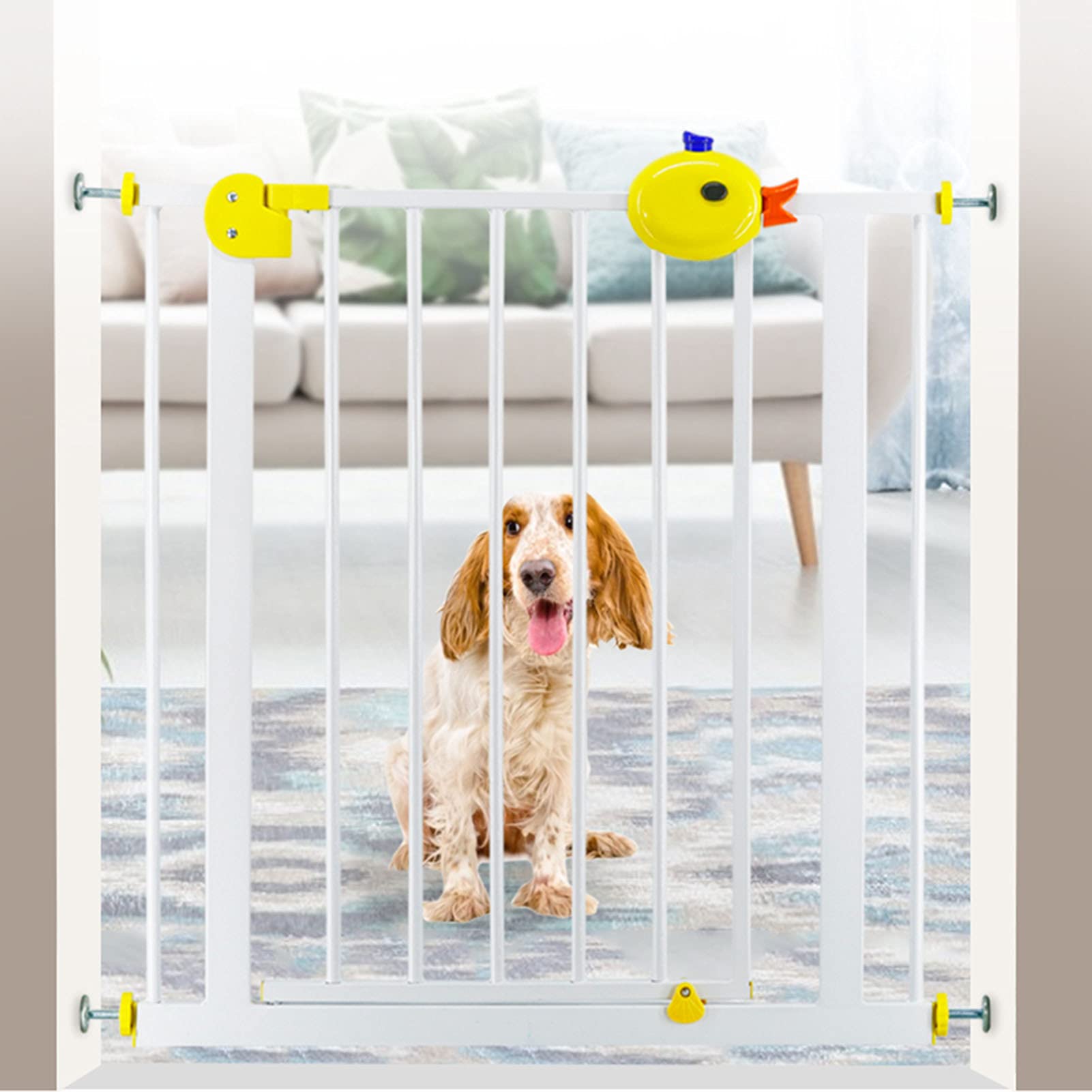 Barrière pour enfant et animaux à fermeture automatique pour portes