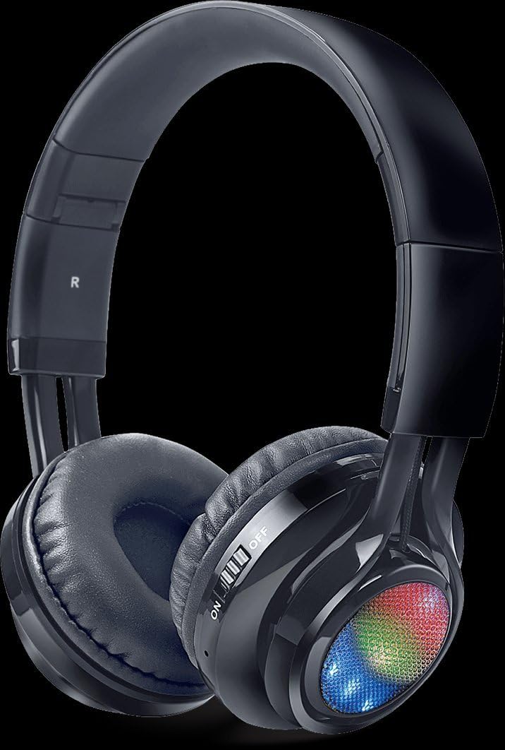 iBall Glint-BT06 Neckband Wireless Bluetooth Headphones with FM Radio and Mic (Black)
