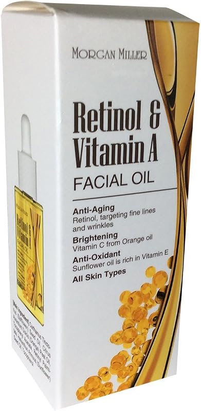 Morgan Miller Óleo facial com retinol e vitamina A, 30 mL