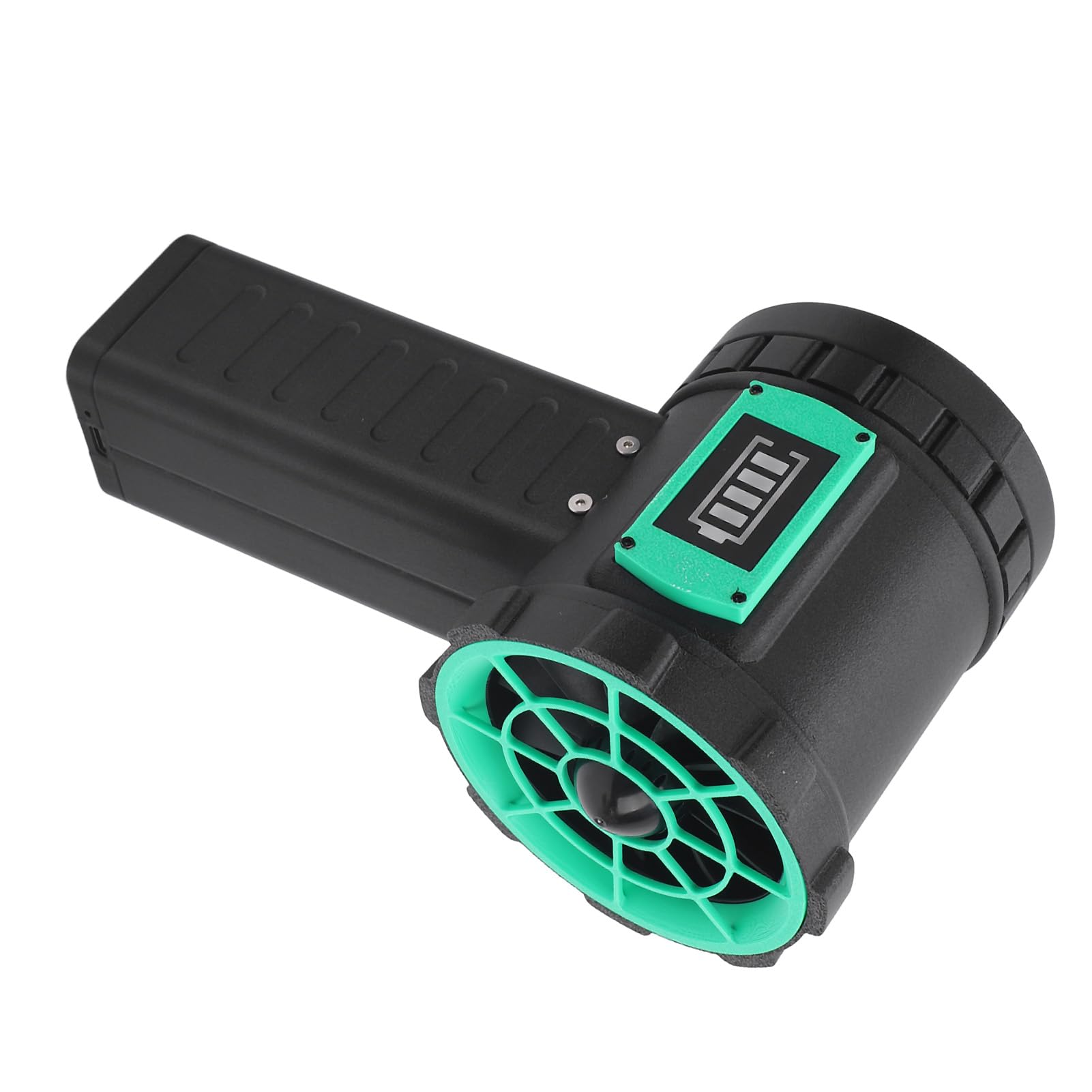 Soplador Turbo Secador de Velocidad Ajustable con Potente Empuje para Limpieza de Talleres y Equipos Disipación de Calor Acero Inoxidable PETG 3.54x3.94x7.68in