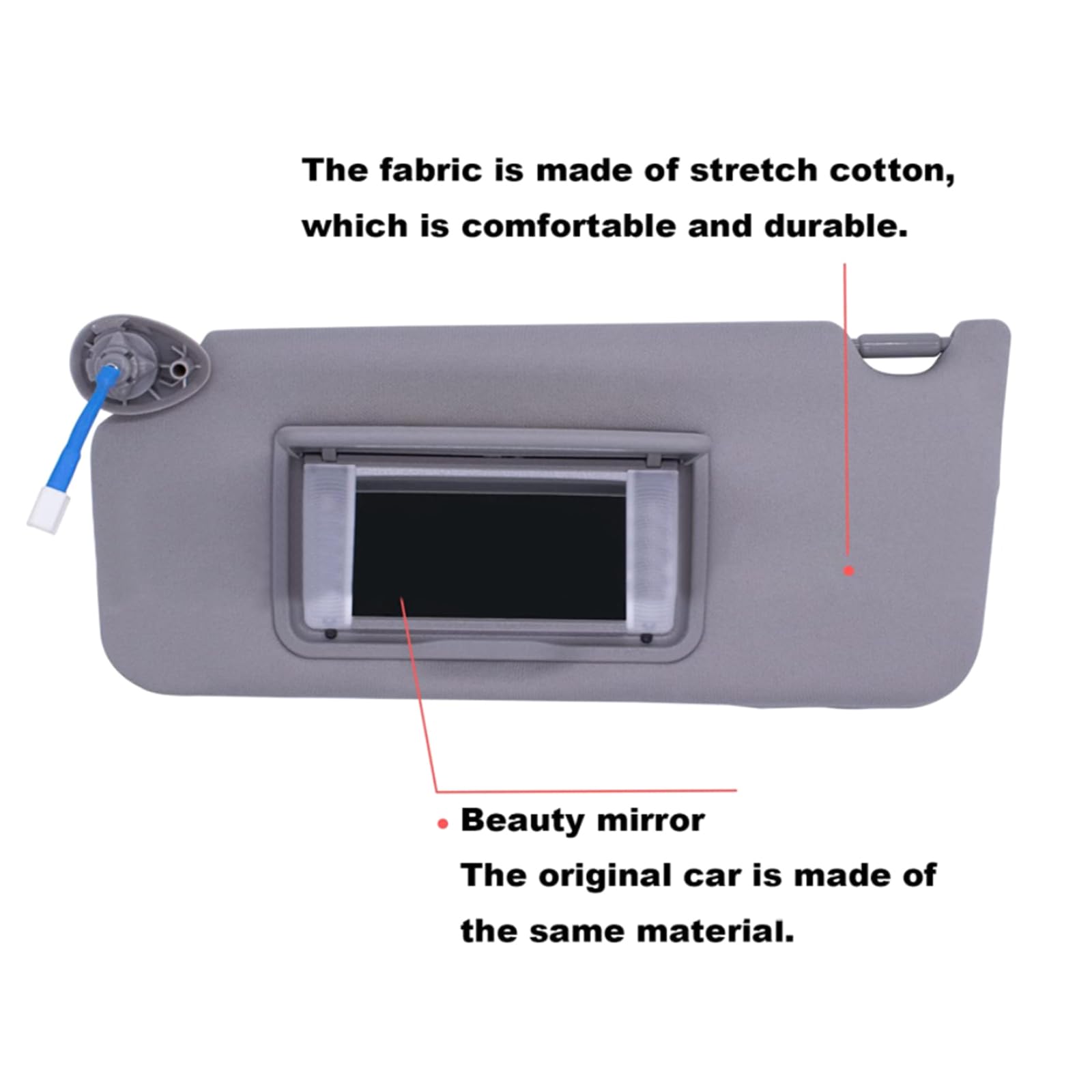 Eleganti paralumi da sole Built-in Luci Sostituire 83280TA5A51ZA. Auto Parasole Luci LED Godere di Viaggi Confortevoli