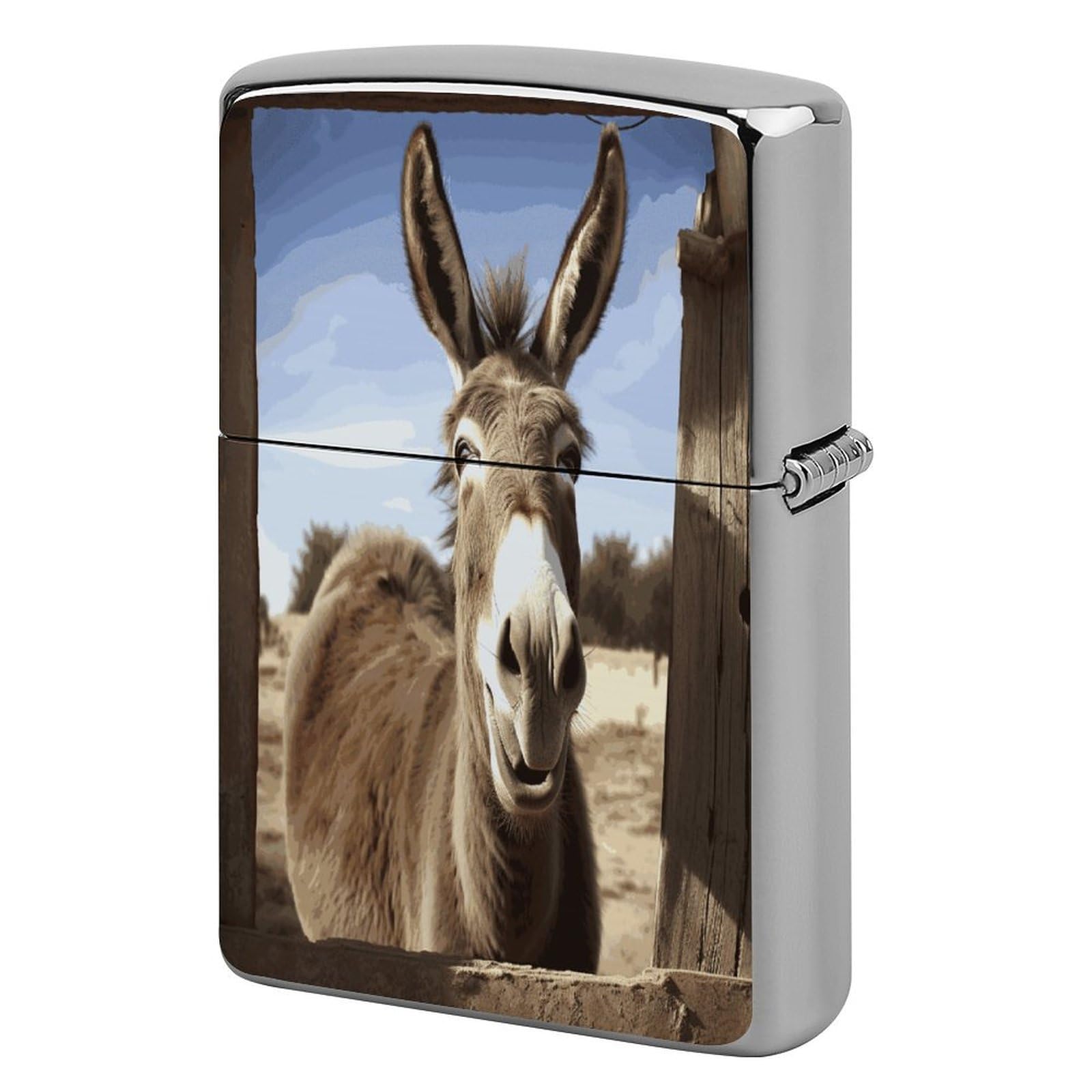 Fekiloot Style Funny Donkey Lighter Case Cover Lighter Holder