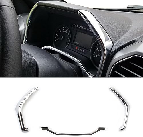 Kit de embellecedores cromados para medidor lateral de tablero para Ford F150 F250 F350 Super Duty 2015 2016 2017 2018 2019 2020