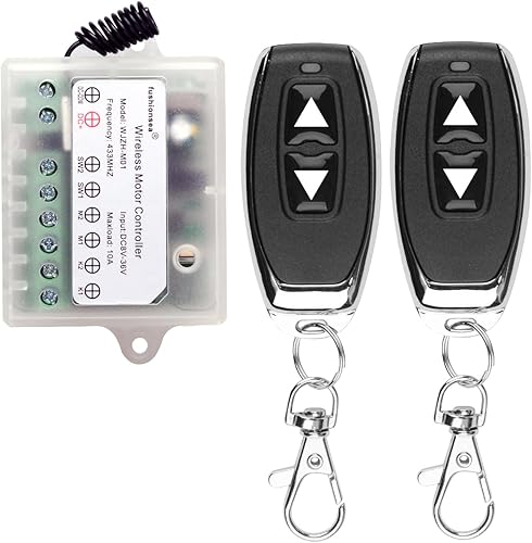 Interruptor de control remoto del motor DC 8V 12V 24V 36V para control de actuador lineal, interruptor de relé de marcha atrás hacia adelante del