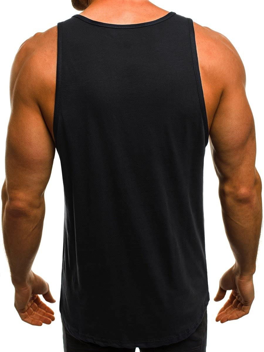 HOTCAT Camiseta sin mangas para hombre, diseño de oso panda, con gafas de sol, estilo callejero