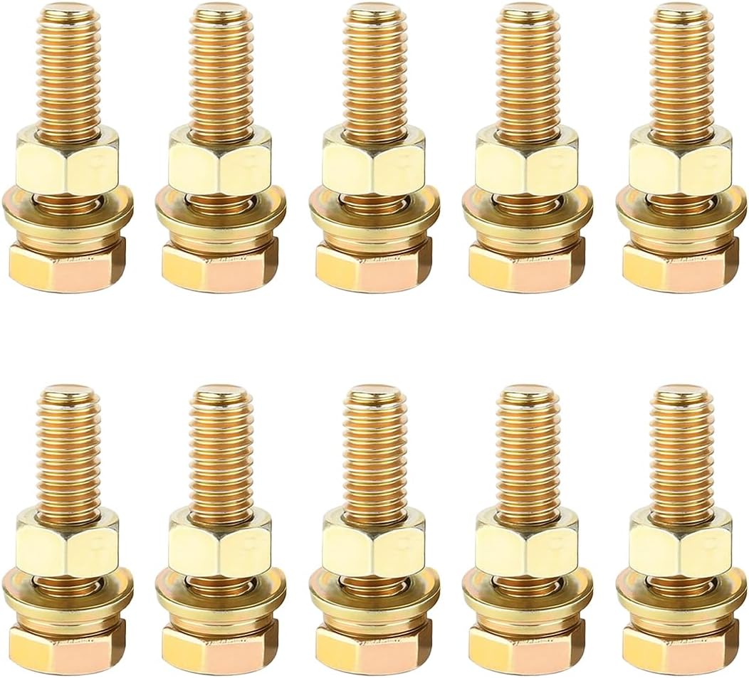 SWPHRT 10‑Piece Exhaust Manifold Bolt Kit (M8 x 40mm)