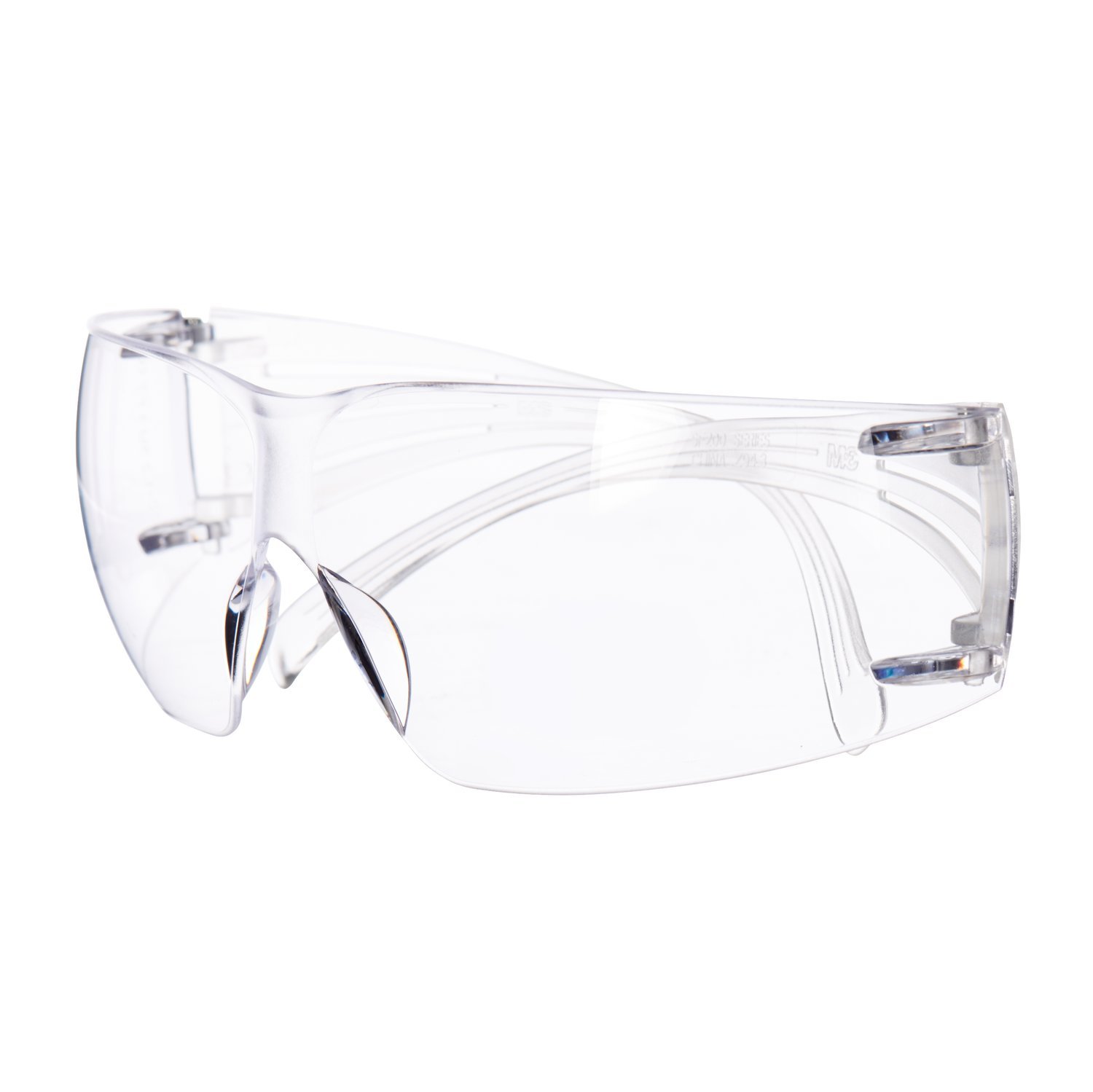 3M Okulary ochronne SecureFit SF201AS, przezroczyste – okulary ochronne z powłoką zapobiegającą zarysowaniom i promieniowaniem UV