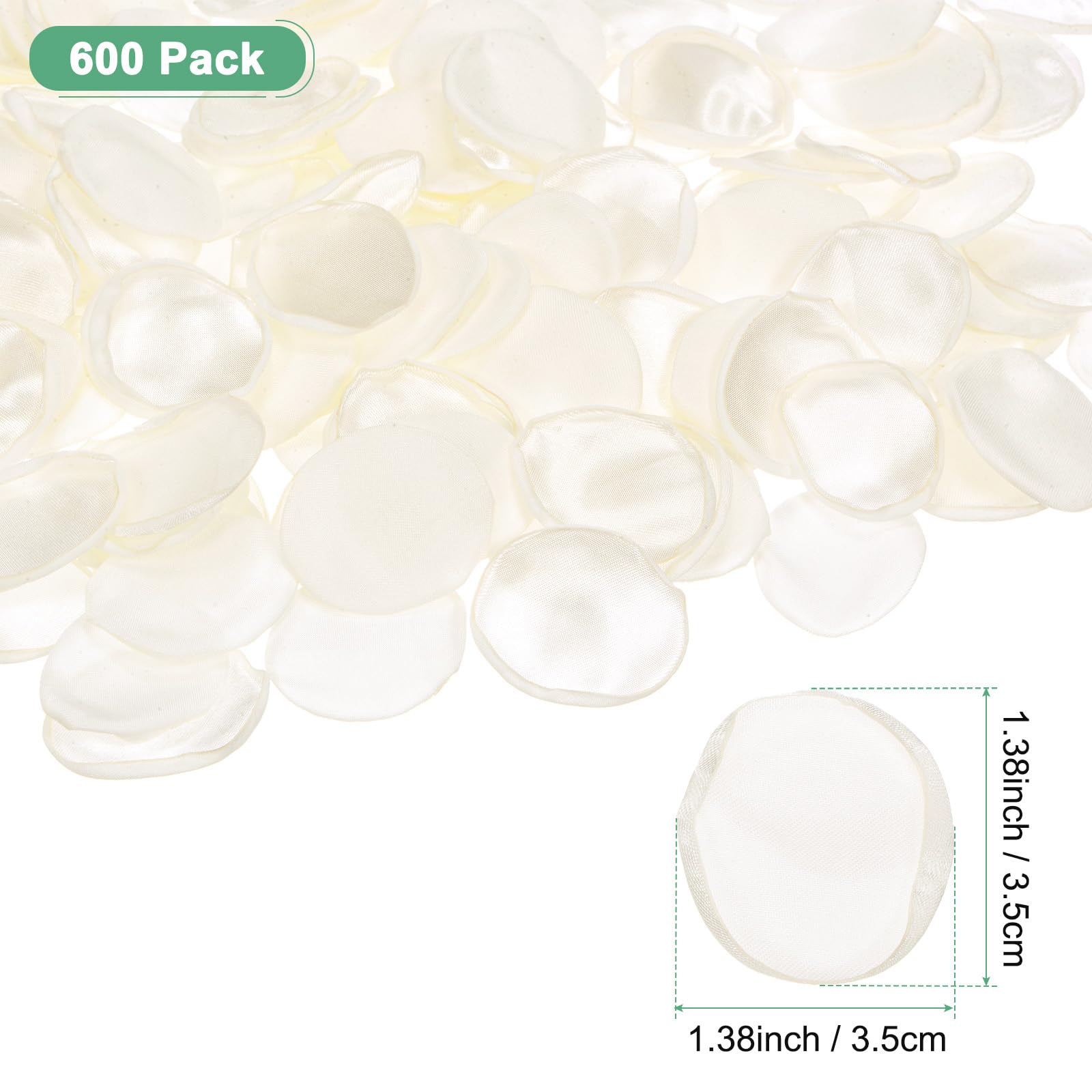 M METERXITY 600-Pack Silk Artificial Flower Rose Petals - Image 3