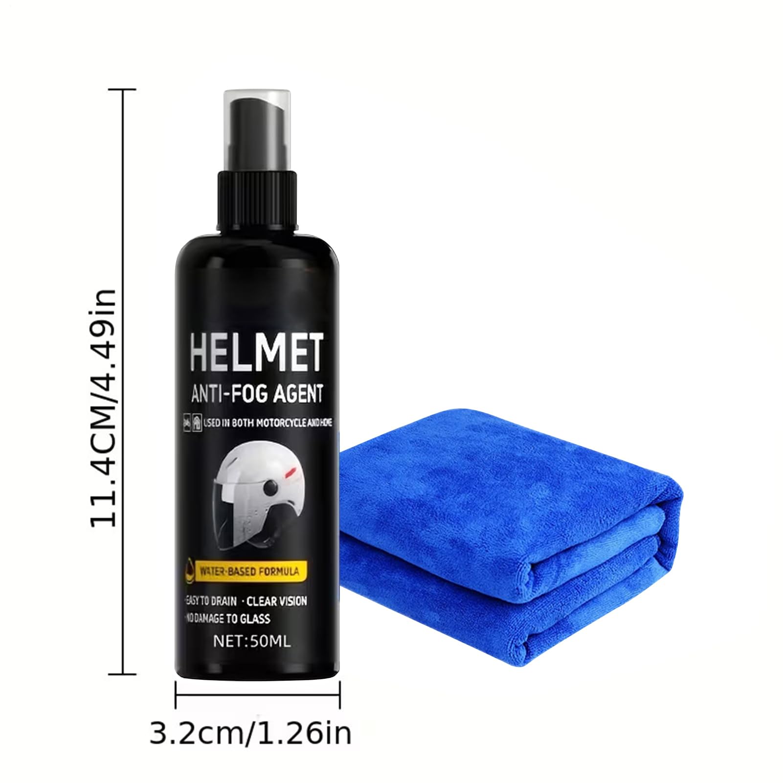 Spray Anti-Buée pour Lunettes Revêtement Protecteur Pour Visière Et