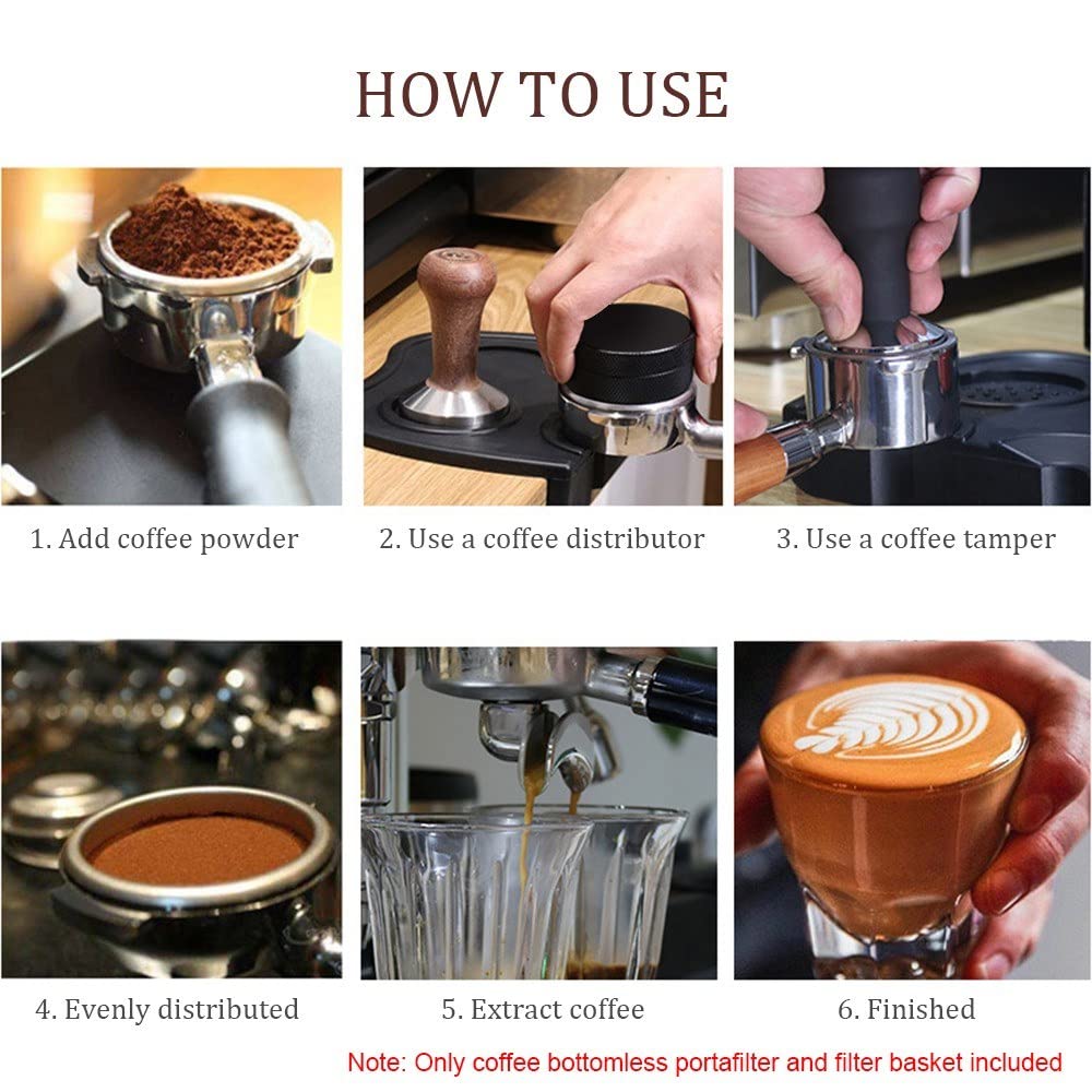 RADIONICS Bottomless Portafilter - Espresso Replacement -4