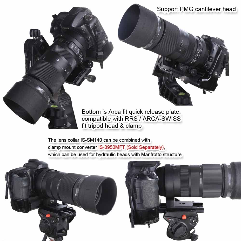 iShoot Stativschelle für Sigma 100-400mm f/5-6.3 DG OS HSM Contemporary (EF und F Objektiv)