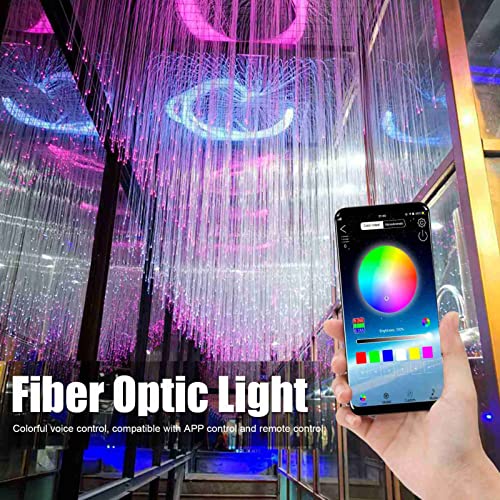 Fibra óptica RGBW con control de sonido rítmico para crear techos de estrellas de 12W 3