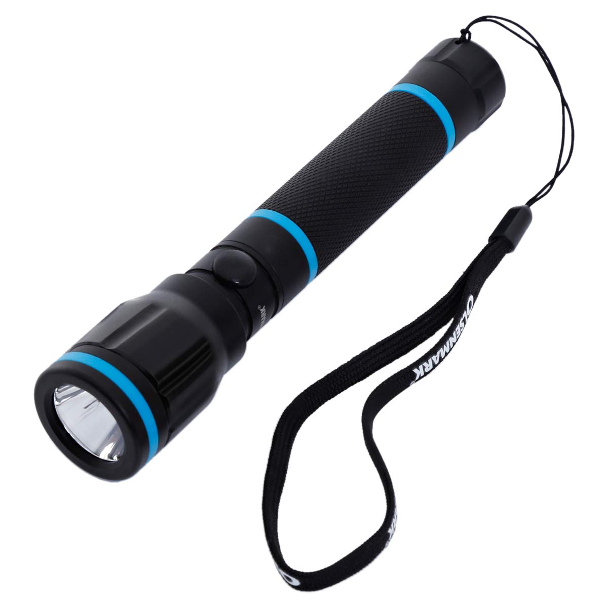 Olsenmark 152mm Omfl2657 Waterproof Rechargeable LED Flashlight Torch