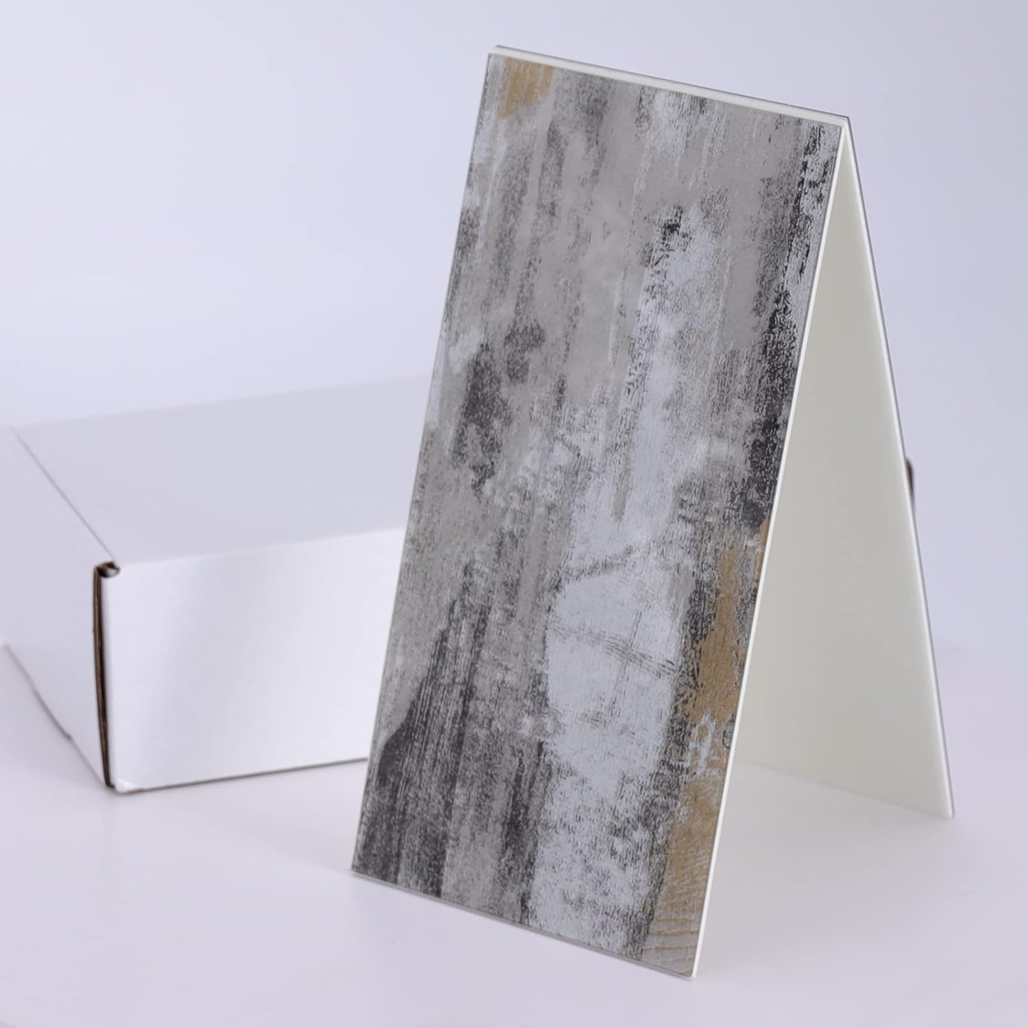 Wallpaper Peel and Stick Tiles Backsplash Bathroom, Stick on Backsplash Tiles for Kitchen Bathroom 3.8"x7.8"(Gray-23 Sheet)