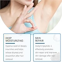 Vista 3 de Aceite de Cyperus - 2.0 fl oz de Cyperus Rotundus natural para depilación, hidratante y calmante aceite de Cyperus para reducir el crecimiento