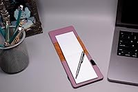 Vista 2 de LaserGram Mini padfolio con bloc de notas y bolígrafo, enfermera practicante de la familia FNP, grabado personalizado incluido (rosa)