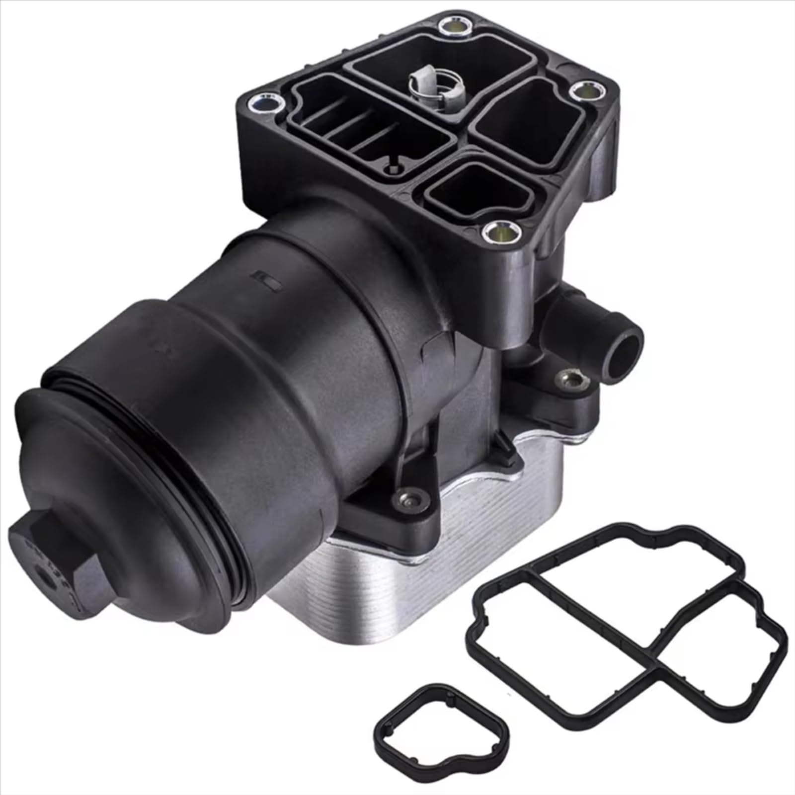 Termostato Auto Compatibile Con Per Golf 2005 2006 2007 2008 2009 2010 2011 2012 2013 1 Pz Alloggiamento Radiatore Olio Con Tappo Radiatore Accessori 03L117021C
