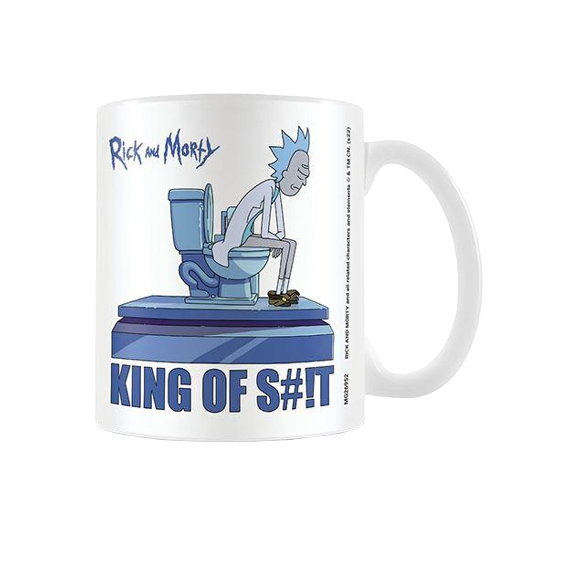 Pyramid International Rick and Morty (King of Shit) Mug - 10Oz / 315Ml Ceramic Mug - One Size