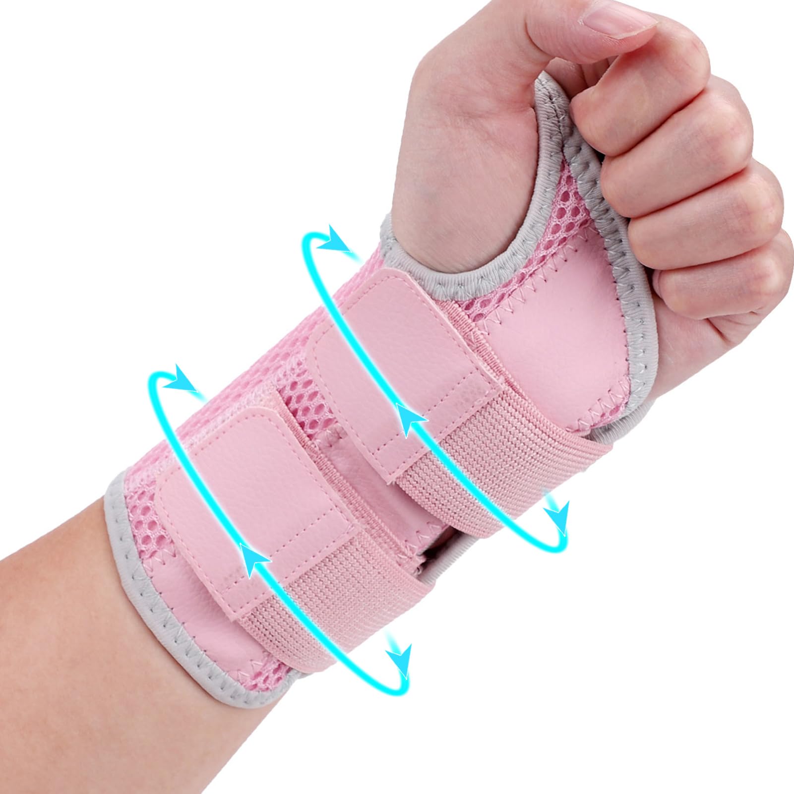ZTL Carpal Tunnel Wrist Brace for Men Women Pain Relief Upgraded Breathable Wrist Splint Night Support with Adjustable