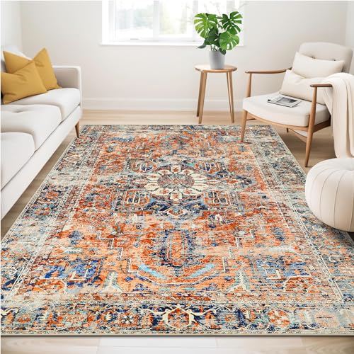 WONGS BEDDING Tapis de salon, chambre à coucher, à poils courts, lavable, doux, antidérapant,...