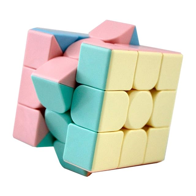 Foto 6 de 6 de Oostifun MoYu MoFang JiaoShi Meilong Series Cube Meilong3 3x3x3 Cubes Bright Pink Stickerless Cubing…