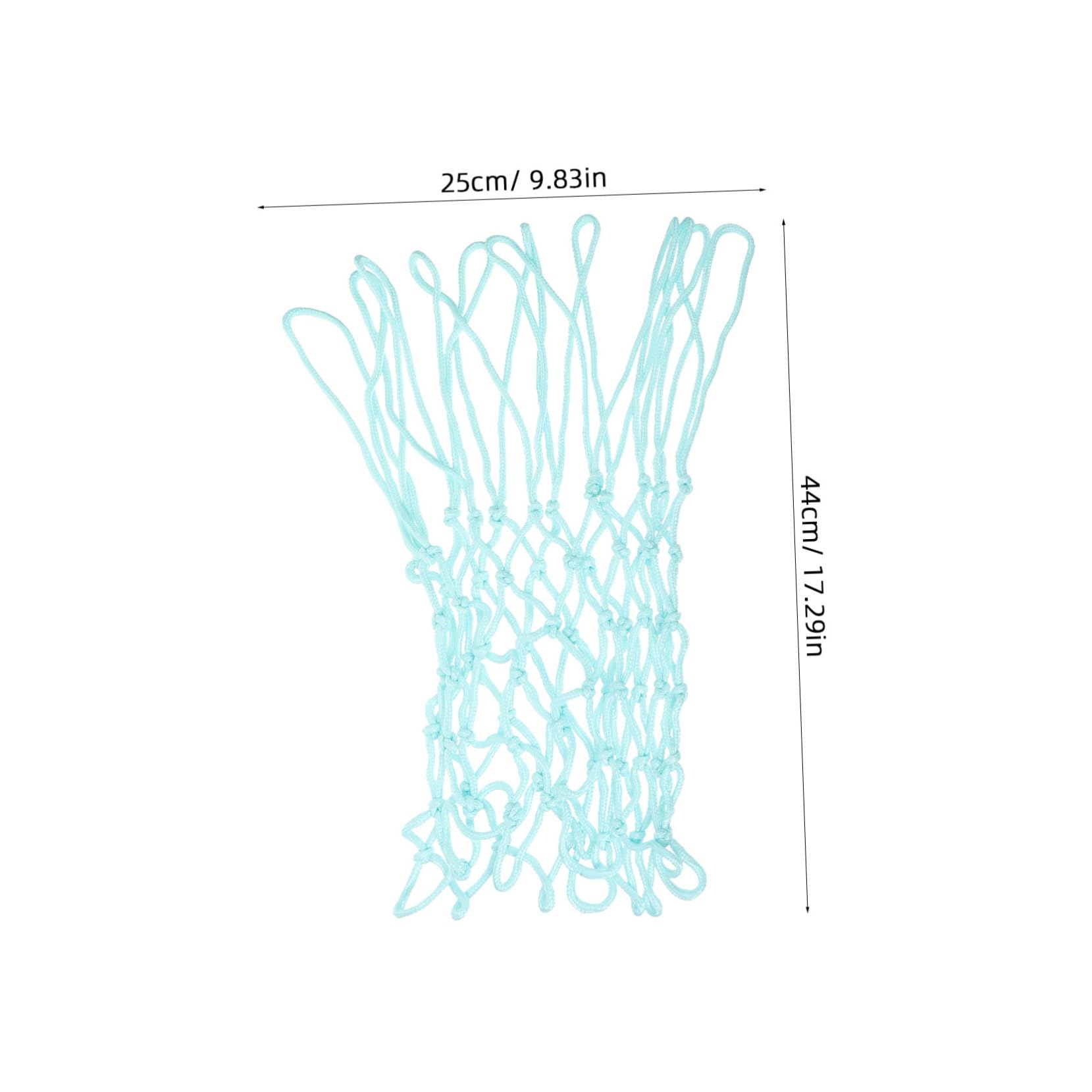 Balacoo Luminous Basketball Net for Use Durable Easy to Install Wear Resistant Replacement Net for Standard Basketball Hoops for Parks Campuses and Training