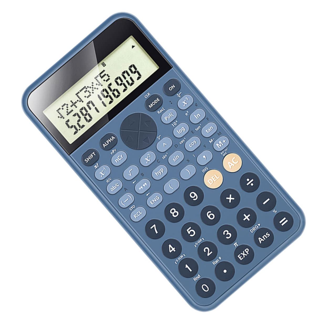 Lurrose Lot De 2 Calculatrices Électroniques Portables Et Pratiques pour Étudiants Grand Écran pour La Rentrée Scolaire Et La Comptabilité De Bureau