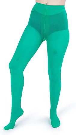 Silky Toes Womens 60D Soft Opaque Tights 1-2 Pairs -Black White And Colored Stockings for Women