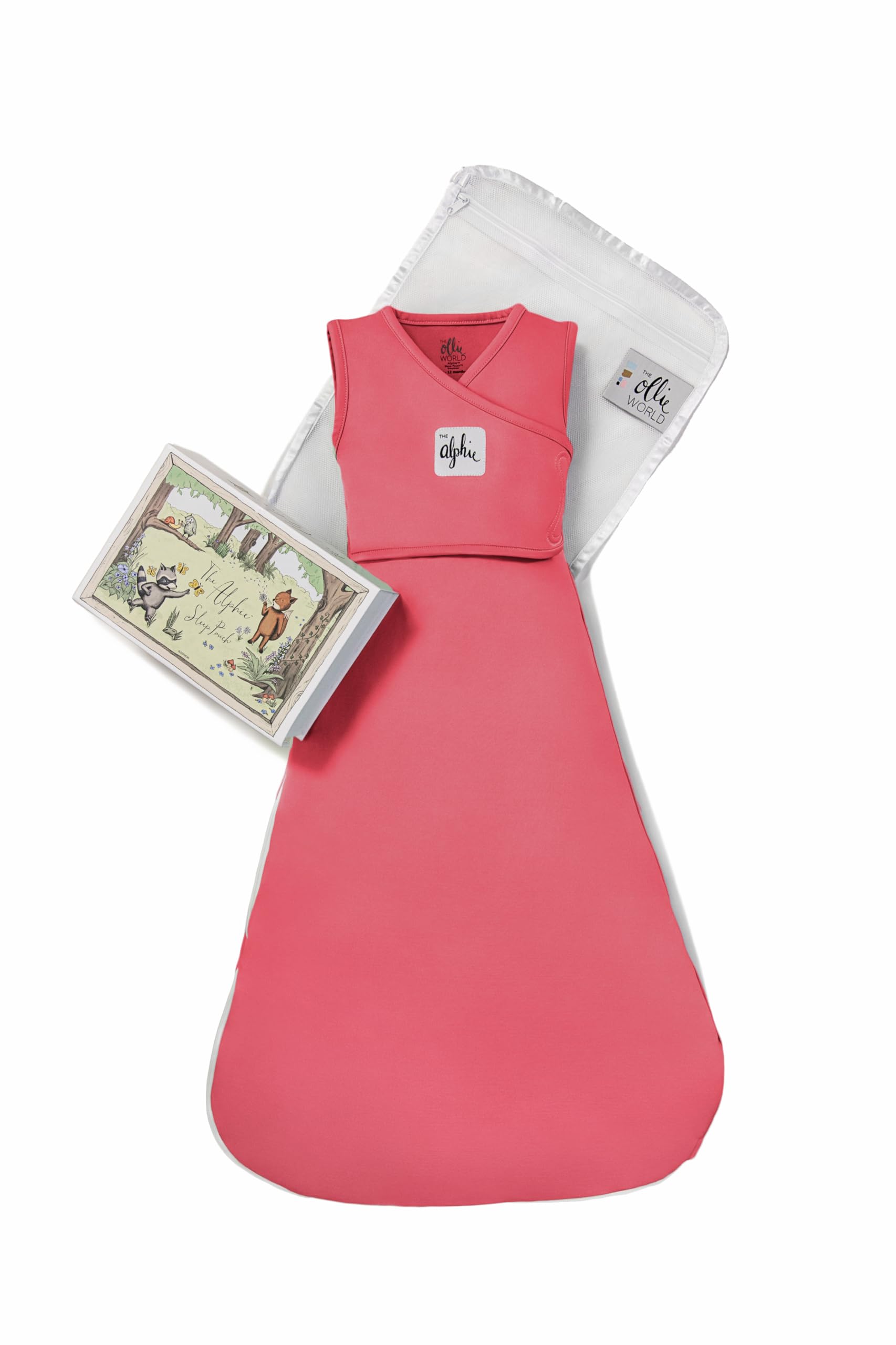 The Ollie World Alphie Sleep Pouch, Made from Custom Patented Moisture-Wicking Fabric, 2-Way Zipper, Sleep Wearable Blanket