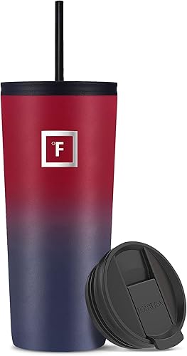 Miniatura 67 de IRON °FLASK Classic Tumbler - Botella de agua de acero inoxidable con aislamiento al vacío, de doble pared, taza para beber, taza de viaje aislada