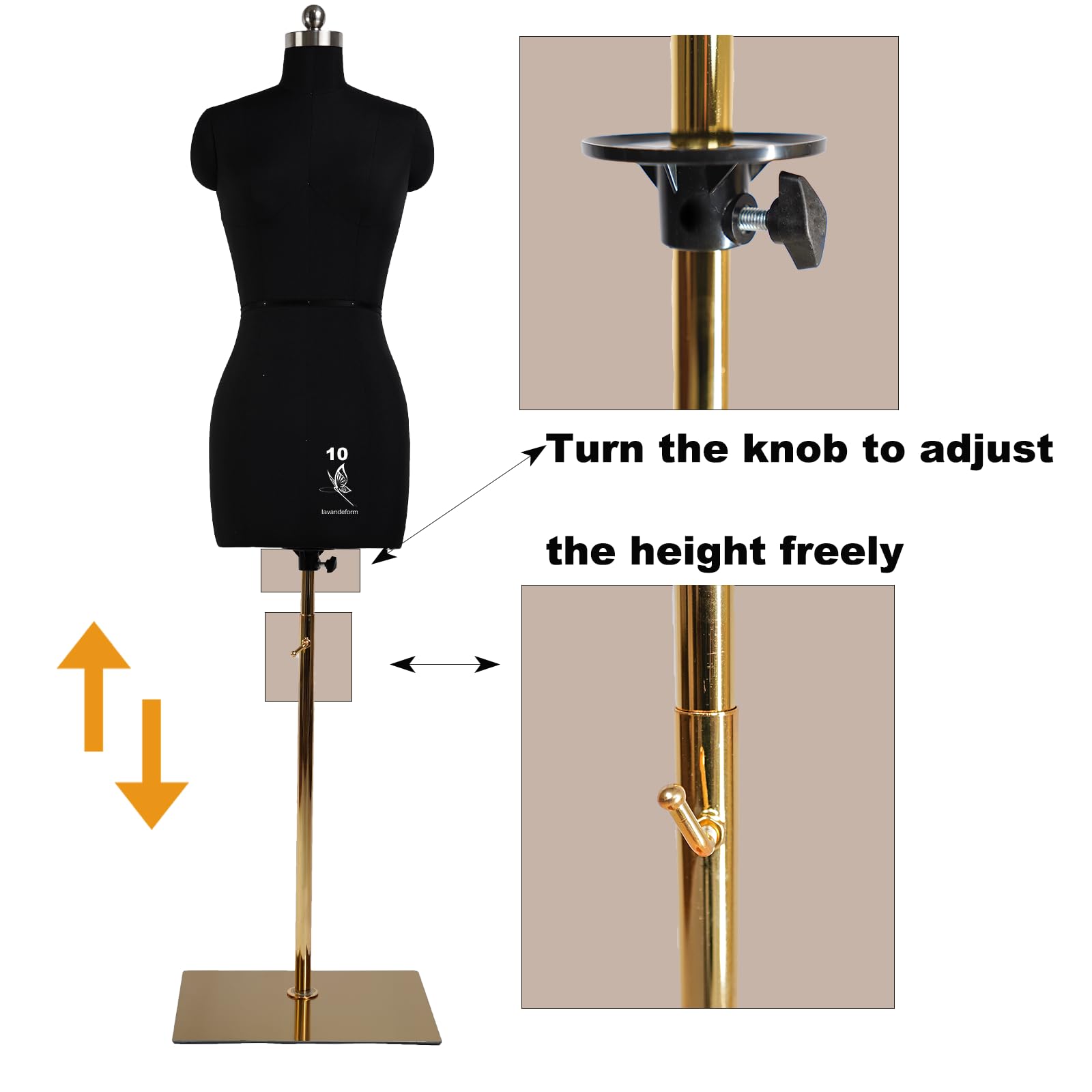 Amazon.com: lavandeform Female Sewing Mannequin, Size10
