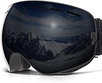 Vista 1 de COPOZZ - Gafas de esquí, gafas de snowboard OTG G1 para hombres, mujeres y jóvenes, lentes intercambiables de doble capa con protección UV antiniebla