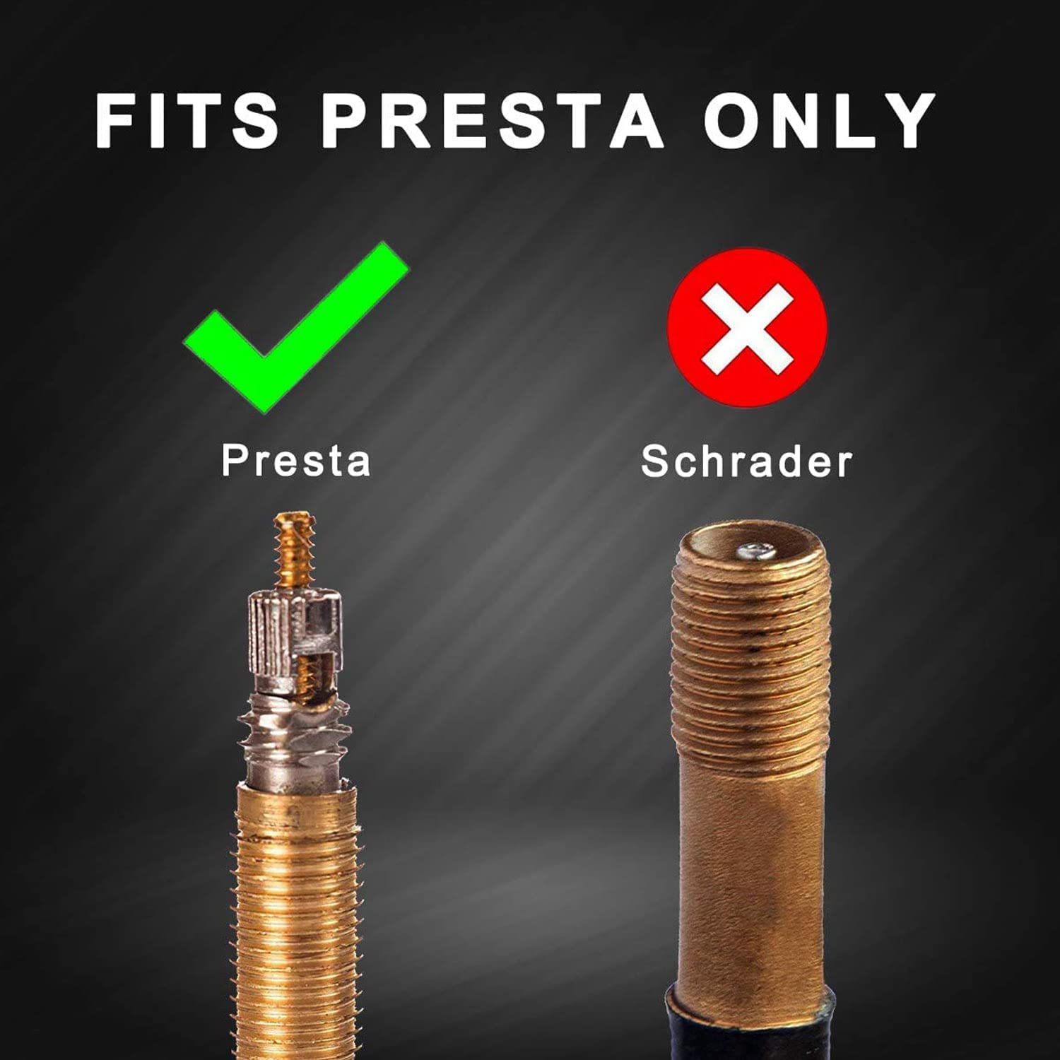 Tapon de aluminio para valvula de bicicleta (5 uds) verde - imagen 3