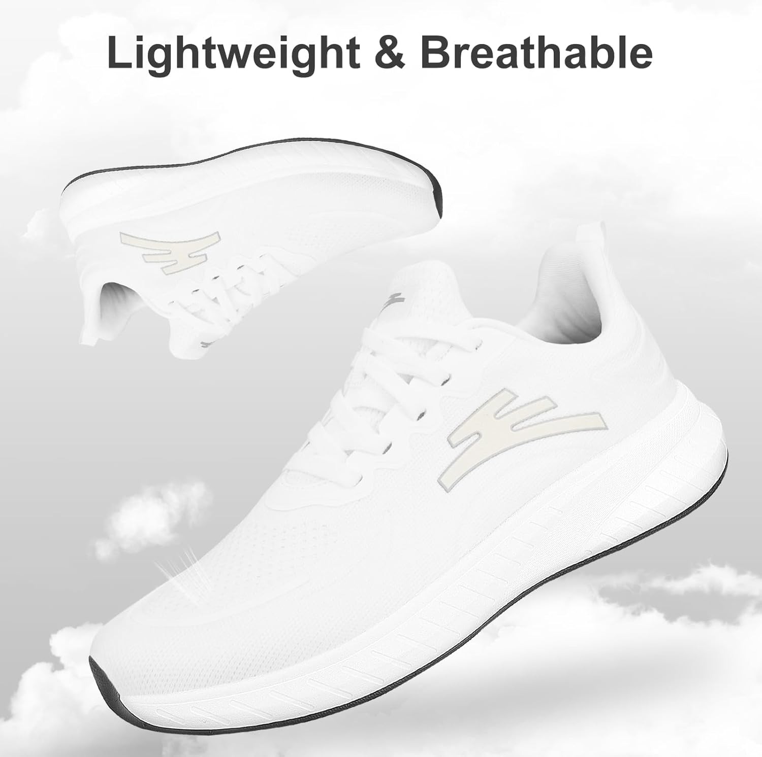 Breathable Running Shoes for Men Anti-Slip Mens Athletic Shoes Lightweight Mens Walking Sneakers for Gym Jogging Sports and Workout