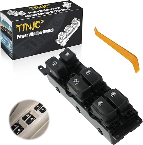 93570-3K010 Interruptor de ventana de control eléctrico delantero izquierdo compatible con Hyundai Sonata 2005-2007 Reemplazar OE 935703K010