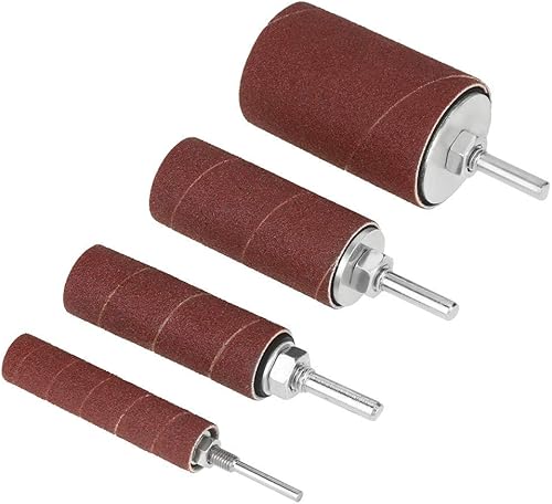 Miniatura 6 de Kit de herramientas de lijadora de tambor de lijado de husillo con estuche para prensa de taladro 20 piezas