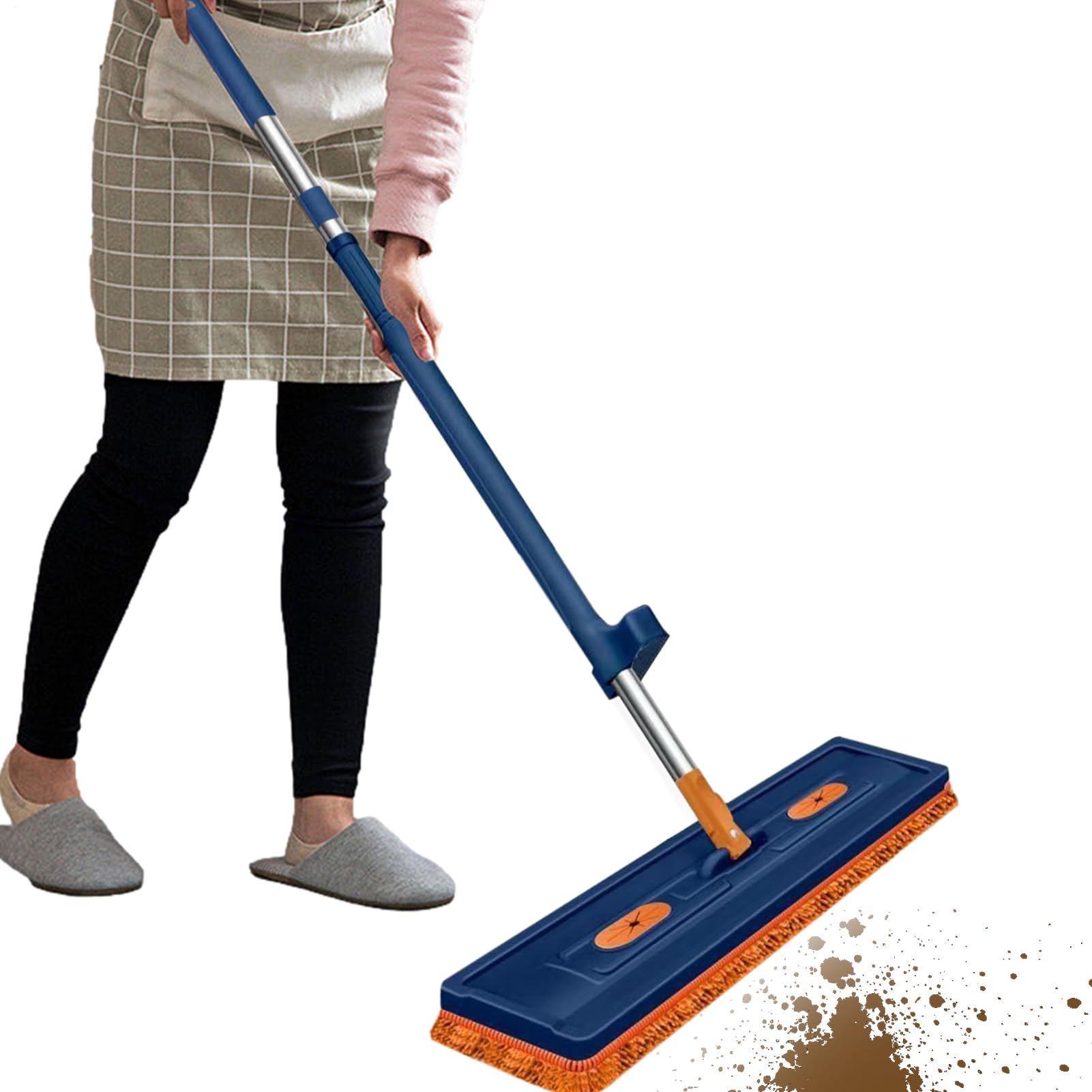 Manico lungo piano mop pulitore testa girevole a 360 gradi strumento di pulizia rotante telescopico appartamento articoli per la casa articoli per la cura