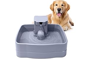 2 Gallon Large Quiet Automatic Dog Fountain Water Bowl