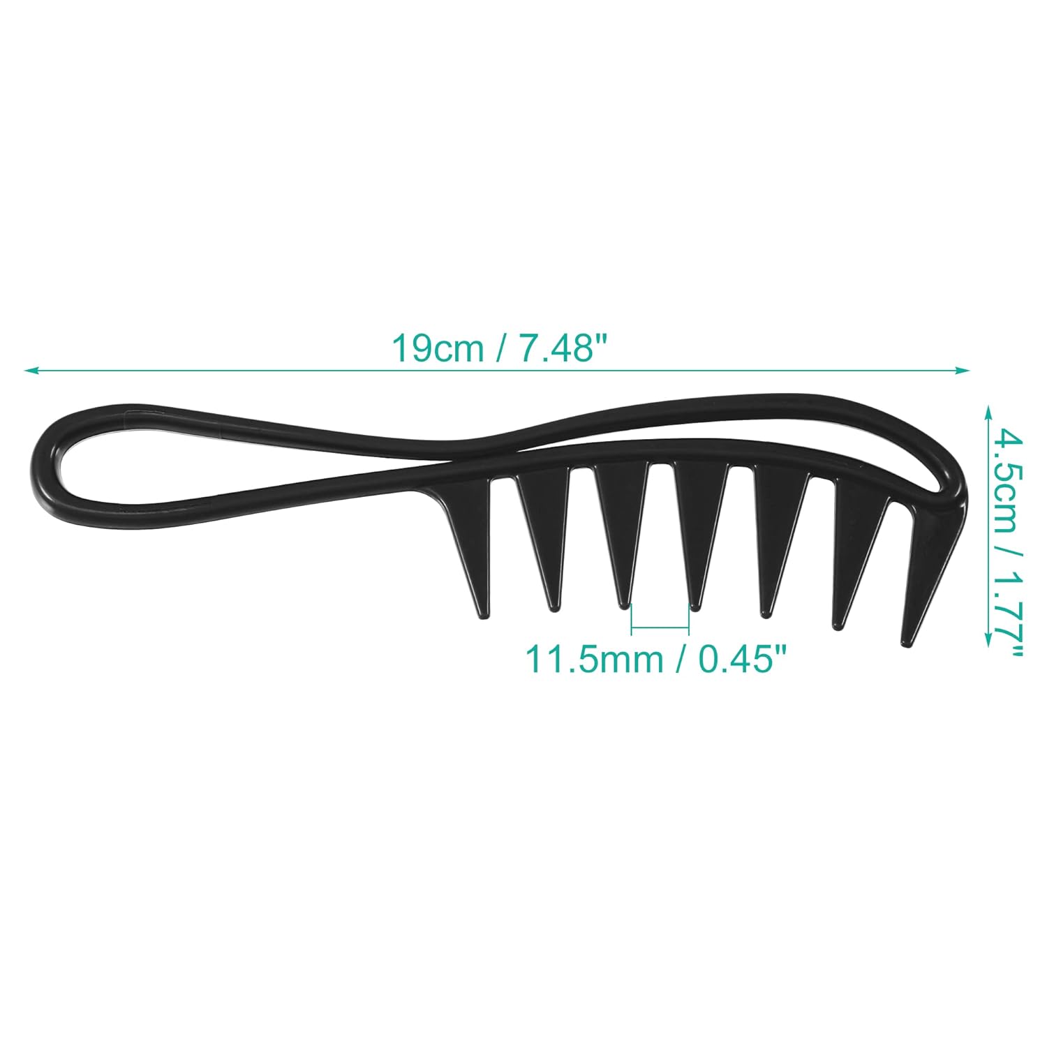 2 Pcs Black Wide Tooth Comb Curly Knotted Wavy Thick Thin Hair Care Massage Scalp Women Detangling Shower Wig Wet Brushing Large Smooth Grip Handle Detangle Plastic Stylist Styling Tool Appliances 2 Pcs Black Wide Tooth Comb Curly Knotted Wavy Thick Thin Hair Care Massage Scalp Women Detangling Shower Wig Wet Brushing Large Smooth Grip Handle Detangle Plastic Stylist Styling Tool Appliances