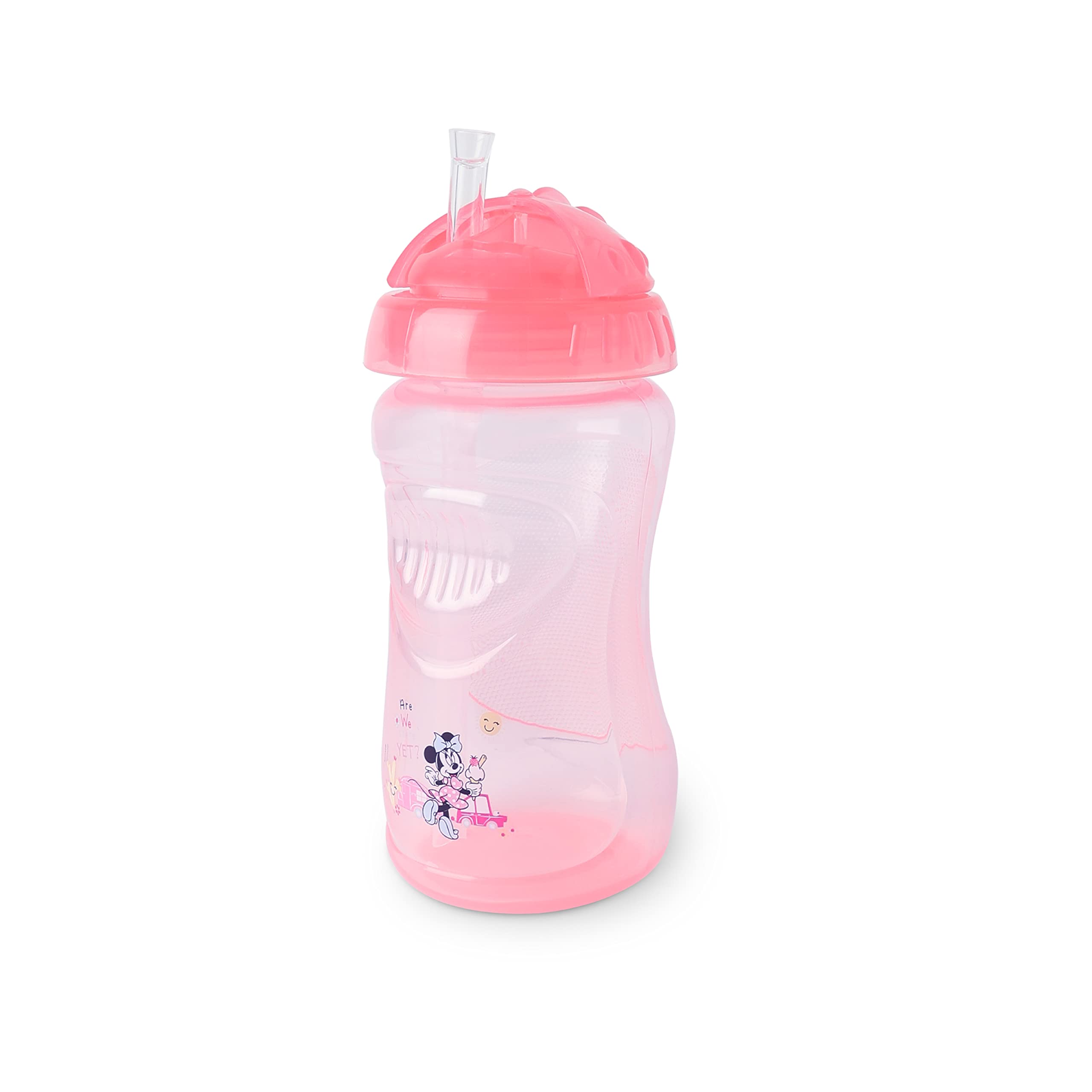 Disney Minnie Mouse 12oz/360 ml Spill Proof Insulated Spout Cup, BPA Free, Leak Proof, Open and Close lid, Perfect for 12+ months Official Disney Product, Multicolour