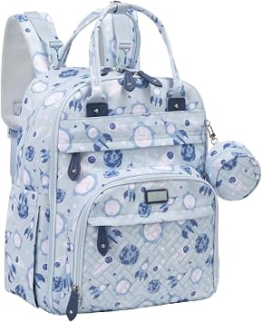 BabbleRoo Diaper Bag Backpack - Baby Essentials Travel Tote - Multi Function Water Resistant Diaper Bag, Travel Essentials Baby Bag with Changing Pad, Stroller Straps & Pacifier Case - Unisex, Cosmic