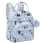 BabbleRoo Diaper Bag Backpack - Baby Essentials Travel Tote - Multi Function Water Resistant Diaper Bag, Travel Essentials Baby Bag with Changing Pad, Stroller Straps & Pacifier Case - Unisex, Cosmic