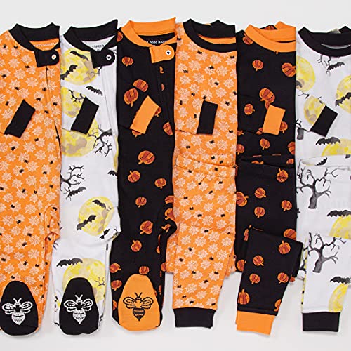 Image of Burt's Bees Baby unisex-baby Sleep & Play, Organic One-piece Romper-jumpsuit Pj, Zip Front Footed Pajama